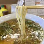 支那そば心麺 - いつもの細麺。