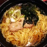 すし三崎丸 - ネギ油焦がし醤油ラーメン