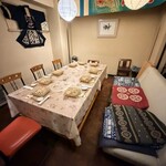 築地いなせや - 1階の個室