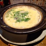 酒肴 ぼんてん - かき雑炊  700yen  (当時)