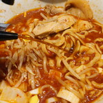 ラーメン二郎 - 赤酢投入～♪