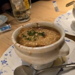 カジュアルフレンチBar 7FUKU - オニオングラタンスープ