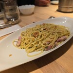 カジュアルフレンチBar 7FUKU - ペペロンチーノ(ベーコンバージョン)