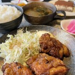 コーヒーショップ べべ - 唐揚げ定食とアールグレイ と12月限定のティラミス、このティラミス激安の¥200  ありえない価格