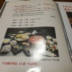 日本料理 つか佐 - お品書き