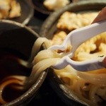 山元麺蔵 - うどんは長いから切って食べる