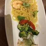 むさしの森珈琲  - 玉ねぎのジェノベーゼソースがけが実は、んまい