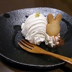 うさぎとぼく - ゴマと豆乳のモンブラン＠うさぎとぼく（2014年12月22日）