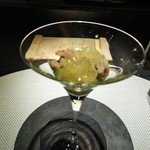 エクアトゥール - 2014.12 ズワイガニ、菜の花のソース、ほたてのジュレ