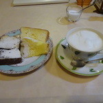 Kafemicho - ケーキセット　カプチーノ