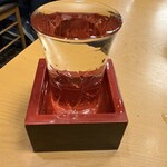 松月庵 - 菊正宗一合 樽酒730円　正月サービスで少し多めとのこと
