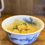 きくや - 【限定】帆立まみれの潮SOBA〜特級ぬま田海苔飯割付き〜¥1900