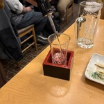 松月庵 - 菊正宗一合 樽酒730円 