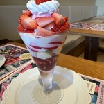 水信フルーツパーラーラボ - ストロベリーバフェ2000円