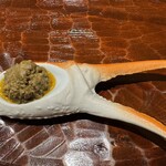 銀座かに松 - 蟹味噌 調味料何も加えずに火入れしたもの　◎◎