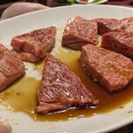 本とさや - 上カルビ二人前