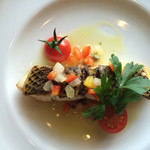 フィッシュテイル - 鮮魚のポワレ  〜地中海風ソース〜  ¥1,720