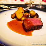 ホテル日航東京 - 2014.09　秋川牛のグリエ　たくさんのキノコと共に