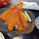 の一食堂 - ミックスフライ定食