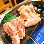 焼鶏 誠 - お造り　ももむねおまけササミ