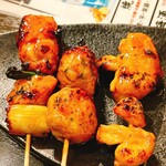 焼鶏 誠 - ねぎま、つくね、ぼんじり