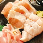 焼鶏 誠 - お造り　むねおまけササミ