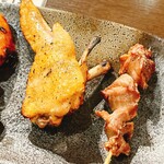 焼鶏 誠 - 手羽先、砂肝