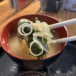 一福 - 味噌汁の具