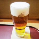 季節料理　みのり - エビス生ビール(500円+税)<2014.12>