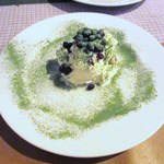 オステリア・ピノ・ジョーヴァネ - 抹茶と甘納豆入り和風ティラミス