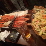 えびかに家 - カニの手に爪も身がギッシリ