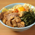 野郎ラーメン - ガリマヨ汁無し豚野郎