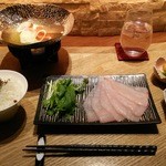 ワ カフェ エイム - 14.12.24【限定5食】生メカジキのしゃぶしゃぶ(1080円)