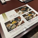 うなぎ 青山 - ランチメニュー