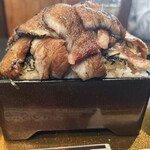 炭火串焼物語 SAKE - 金賞相模豚重定食（肉増し+ライス大盛り）