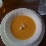 ステーキレストラン パポイヤ - 人参ポタージュ