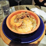 ミアスタンド - エビとキノコのアヒージョ