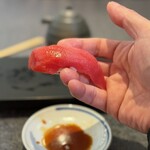 すしざんまい - 本まぐろ三貫にぎり　1298円