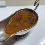 かれーの店 うどん  - オイスターゴッド薬膳、ご飯大盛り