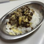 かれーの店 うどん  - オイスターゴッド薬膳、ご飯大盛り