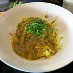 Torito Shouchuu Yurikago - もちもち太麺に挽き肉主体のカレー餡