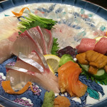 味あら井 - いつも通り美しい刺身盛り合わせ