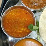市役所大食堂 - ココナッツキーマカレー　この味が一番美味しく感じました