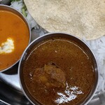 市役所大食堂 - ココナッツチキンカレー　これはマイルドでした