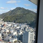 市役所大食堂 - 岐阜城　　市役所17階から