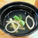 本家柴藤 - お昼の定食(吸物)