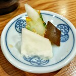 本家柴藤 - お昼の定食(香物)