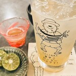 ツマンデ呑める みやこパーラー ハイサイ! - 生搾りさとうきびサワー