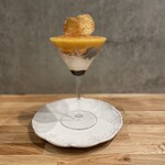 CAFE&BAR RIGID - 焼き芋ブリュレパフェ