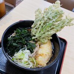 名代 箱根そば - 料理写真:ふぐ天と春菊天（温）@¥680